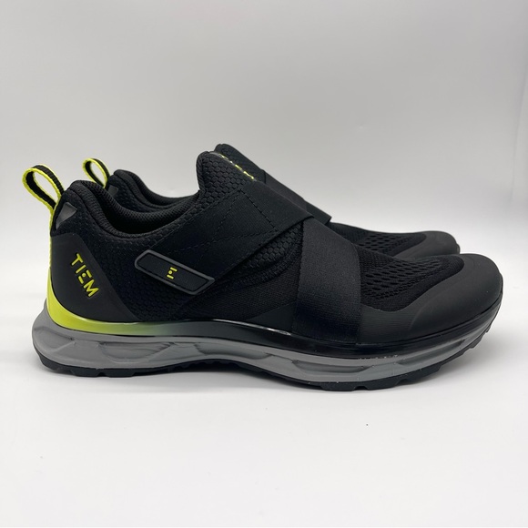 Tiem Men's Cycling Slipstream Black Citron SPD Cleats Sneakers Brand New US 9 - Picture 4 of 16